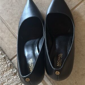 Michael Kors Black Leather Heels